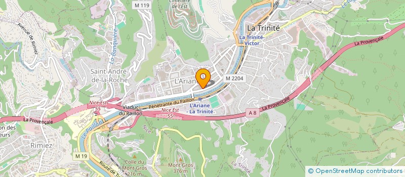 localisation de l'entreprise MADAME INES BEN SIK ALI à NICE
