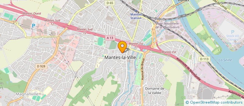 localisation de l'entreprise MADAME INES BENAHMED  MANTES-LA-VILLE