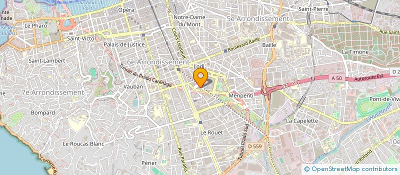 localisation de l'entreprise MADAME INES BENAZZOUZ à MARSEILLE