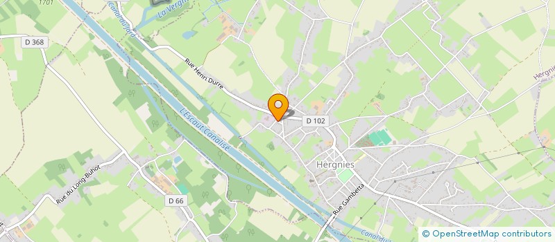 localisation de l'entreprise MADAME INES BENBAREK  HERGNIES