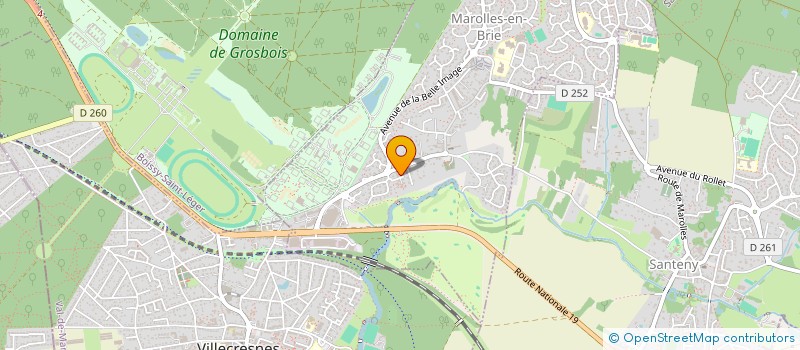 localisation de l'entreprise MADAME INES BENIDIR  MAROLLES-EN-BRIE