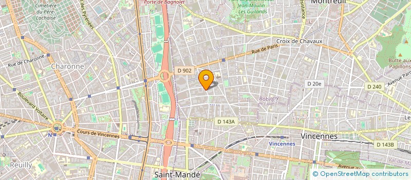 localisation de l'entreprise MADAME INES BENKHICHAM à MONTREUIL