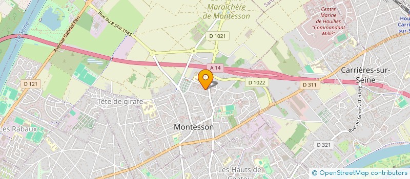 localisation de l'entreprise MADAME INES BENLALA  MONTESSON