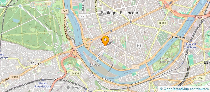 localisation de l'entreprise MADAME INES BENSABER à BOULOGNE-BILLANCOURT