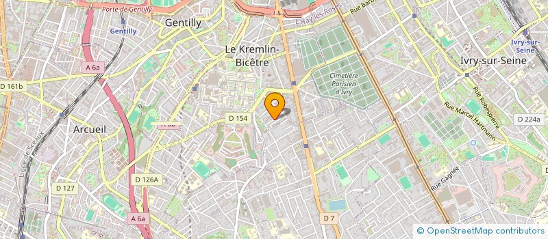 localisation de l'entreprise MADAME INES BENSALEM à LE KREMLIN-BICETRE
