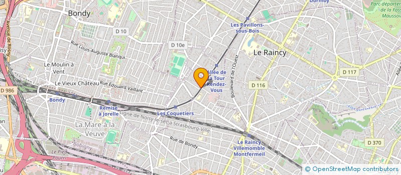 localisation de l'entreprise MADAME INES BENTATA  VILLEMOMBLE