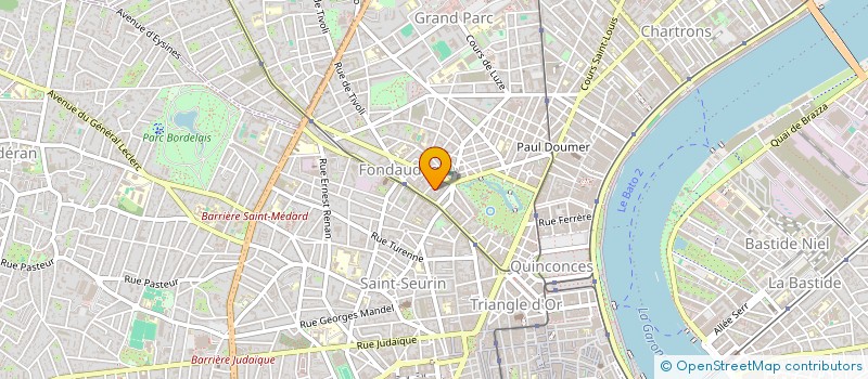 localisation de l'entreprise MADAME INES BERERD  BORDEAUX