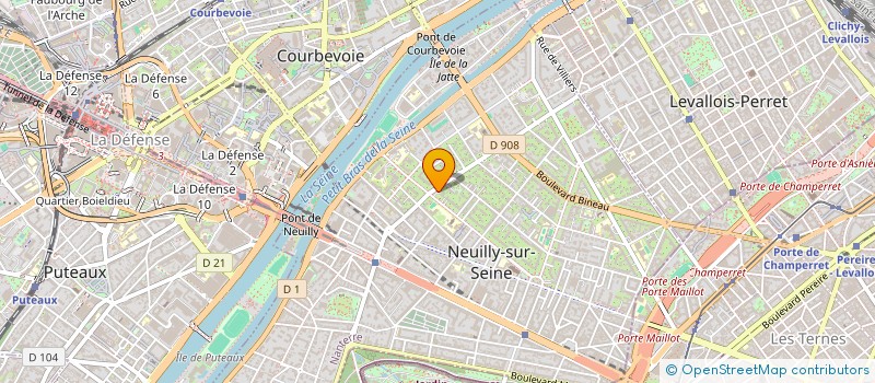 localisation de l'entreprise MADAME INES BERGAUT à NEUILLY-SUR-SEINE