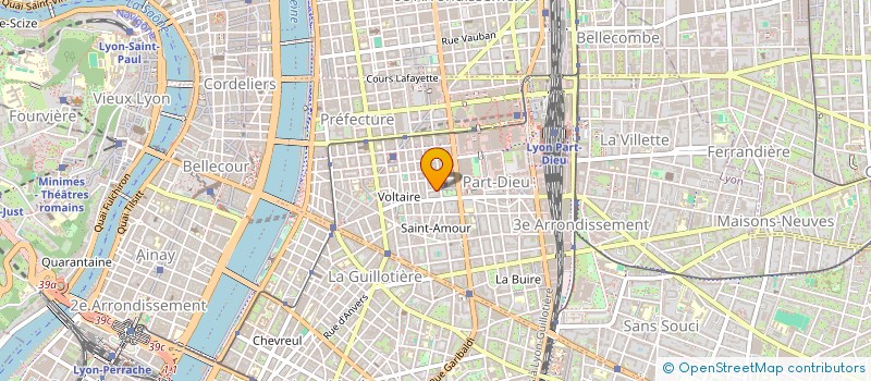 localisation de l'entreprise MADAME INES BERNARD  LYON