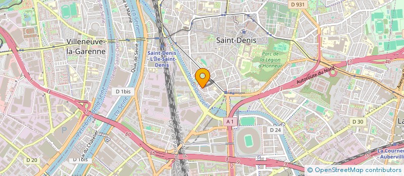 localisation de l'entreprise MADAME INES BERRIRI à SAINT-DENIS
