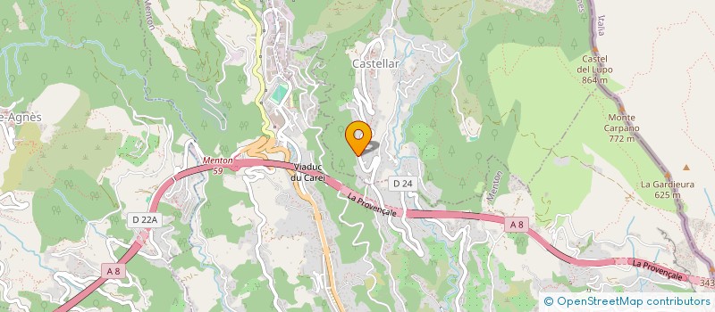 localisation de l'entreprise MADAME INES BERTRAND  CASTELLAR