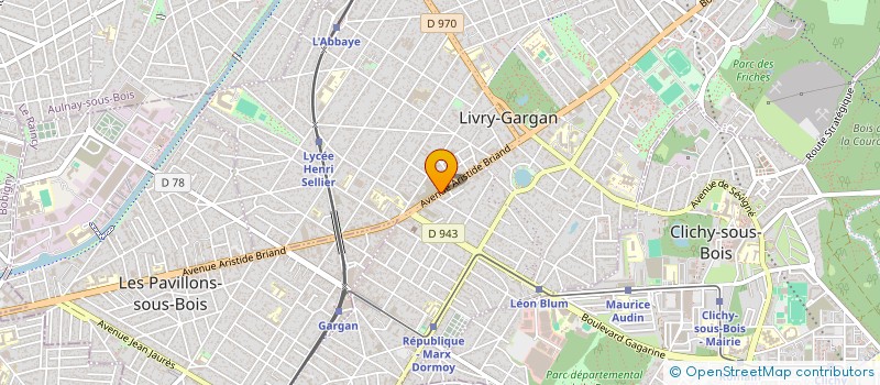 localisation de l'entreprise MADAME INES BIRON  LIVRY-GARGAN