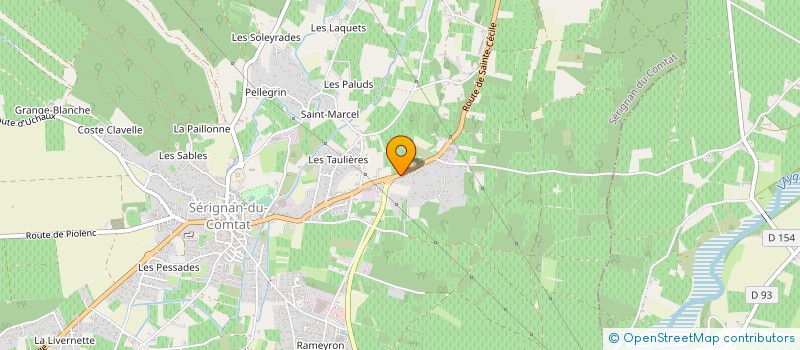 localisation de l'entreprise MADAME INES BISCAREL à SERIGNAN-DU-COMTAT