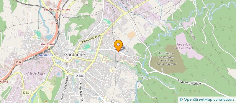 localisation de l'entreprise MADAME INES BOUCHENAK à GARDANNE