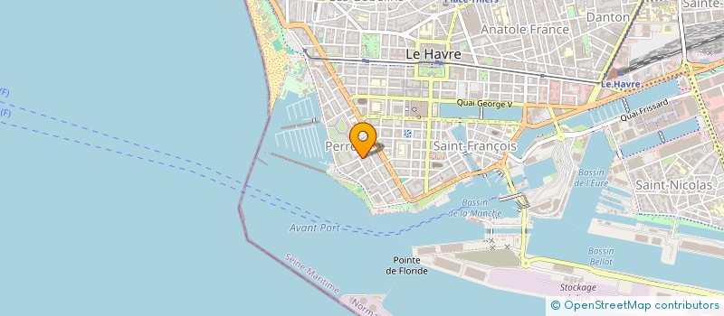 localisation de l'entreprise MADAME INES BOUCHER  LE HAVRE