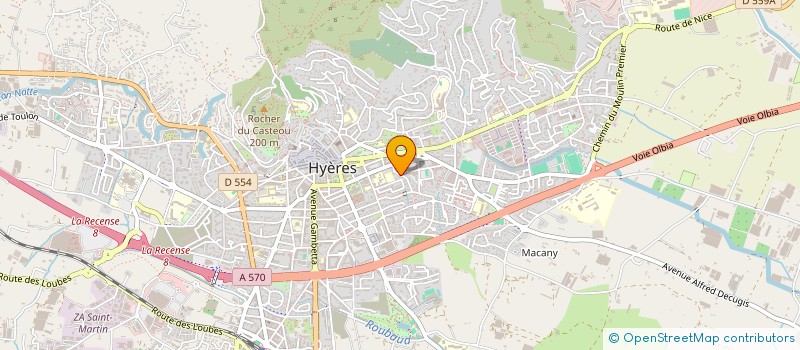 localisation de l'entreprise MADAME INES BOUDHINA à HYERES