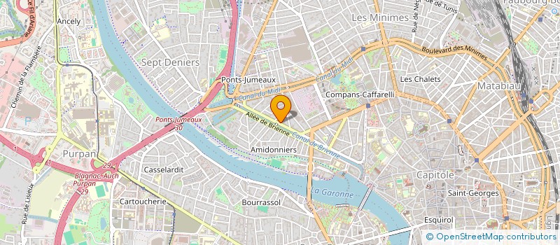 localisation de l'entreprise MADAME INES BOUGHATTAS  TOULOUSE