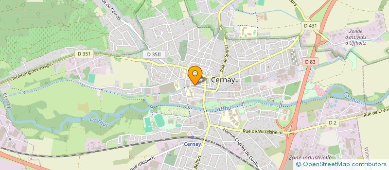 localisation de l'entreprise MADAME INES BOULBAIR  CERNAY