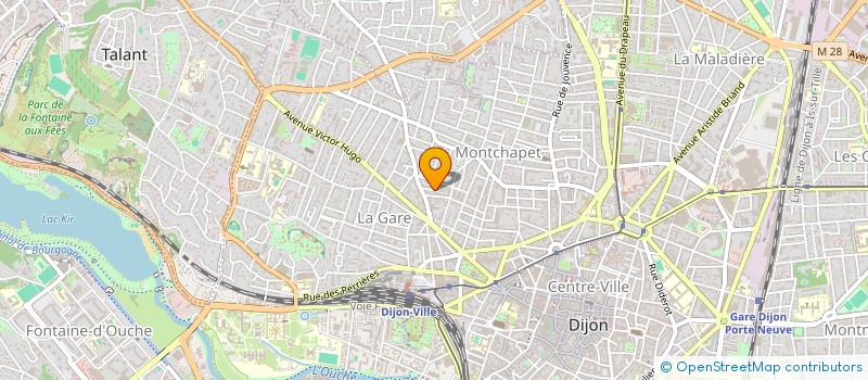 localisation de l'entreprise MADAME INES BOULINIER à DIJON