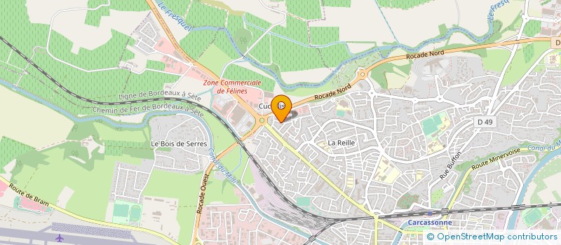 localisation de l'entreprise MADAME INES BOURDJA  PINS-JUSTARET