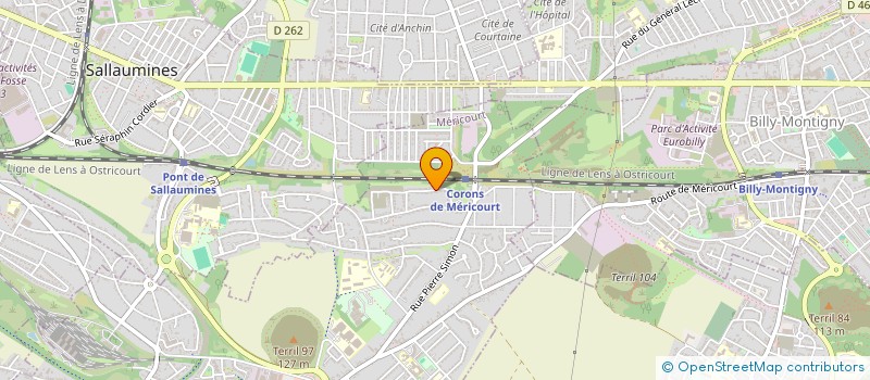 localisation de l'entreprise MADAME INES BOUSSADIA  MERICOURT