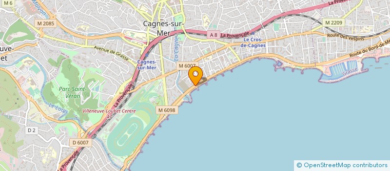 localisation de l'entreprise MADAME INES BOUZIDI à CAGNES-SUR-MER