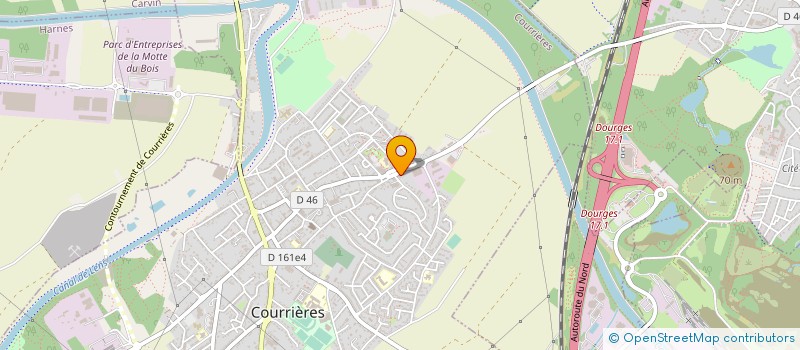 localisation de l'entreprise MADAME INES BRIDOUX  COURRIERES