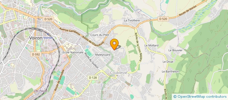 localisation de l'entreprise MADAME INES BRUN-PATOUX  COUBLEVIE