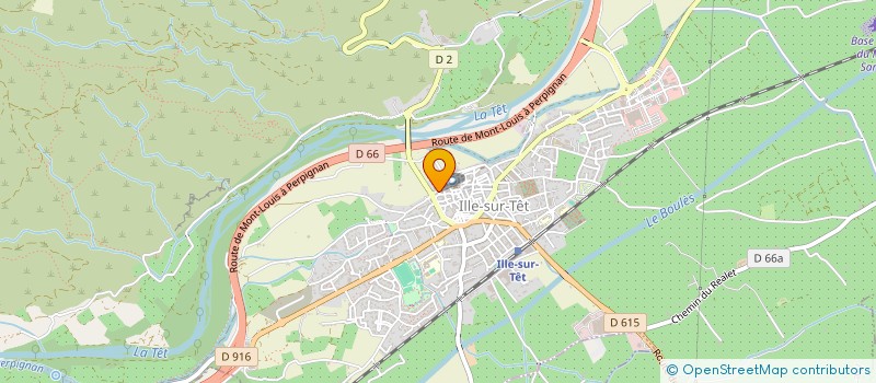 localisation de l'entreprise MADAME INES BRUNE à ILLE-SUR-TET