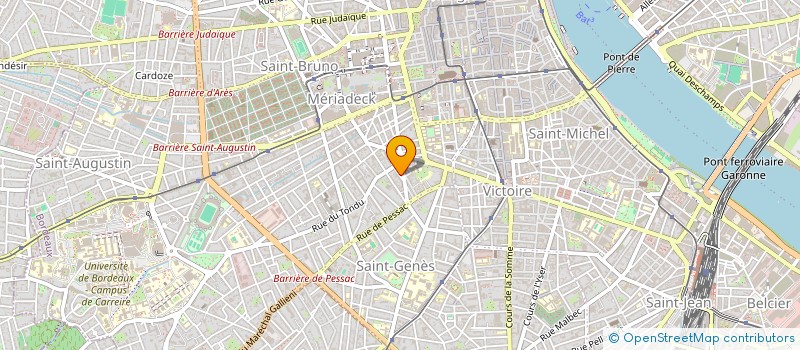 localisation de l'entreprise MADAME INES CABRIGNIAC  BORDEAUX