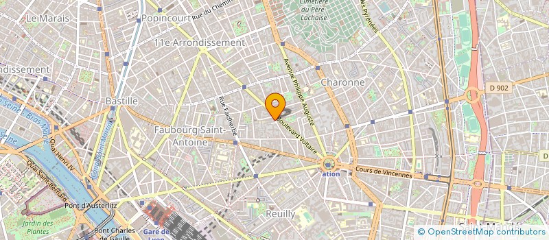 localisation de l'entreprise MADAME INES CARRATIE à PARIS