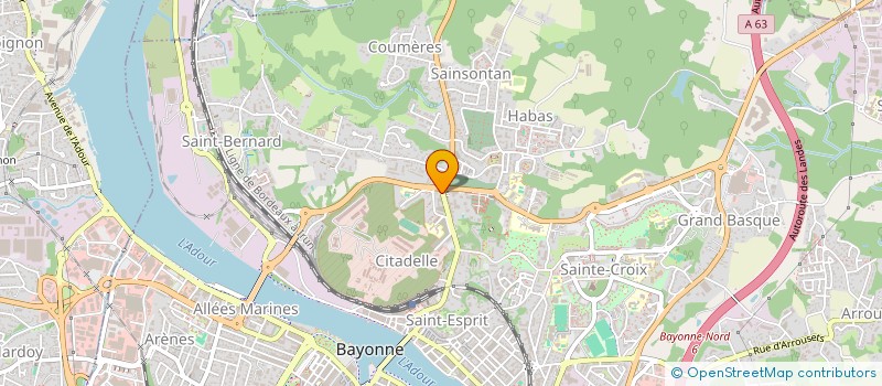 localisation de l'entreprise MADAME INES CAUDRON à BAYONNE