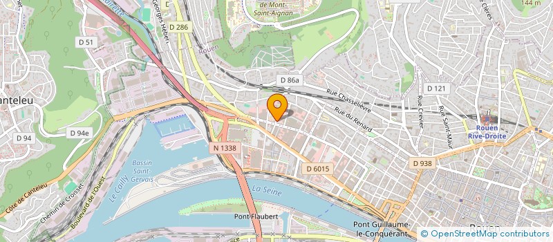 localisation de l'entreprise MADAME INES CHALVET  ROUEN