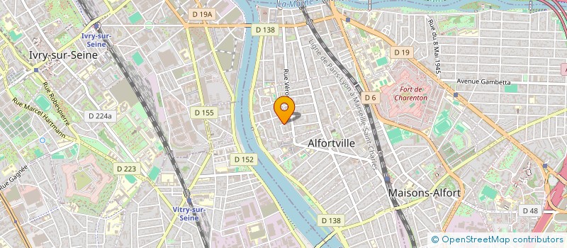 localisation de l'entreprise MADAME INES CHARLES à ALFORTVILLE