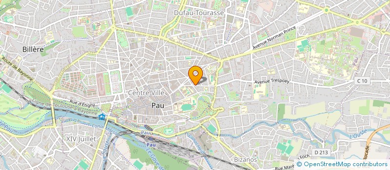 localisation de l'entreprise MADAME INES CHARONNET à PAU
