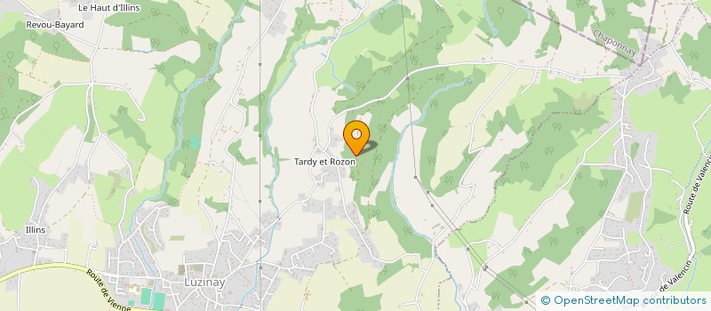 localisation de l'entreprise MADAME INES CHATEL  LUZINAY