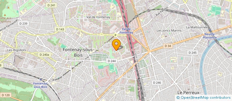 localisation de l'entreprise MADAME INES CHEBIRI à FONTENAY-SOUS-BOIS