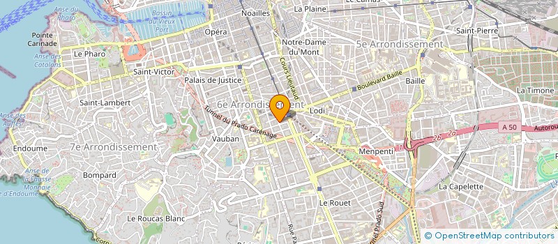 localisation de l'entreprise MADAME INES CHERIF à MARSEILLE
