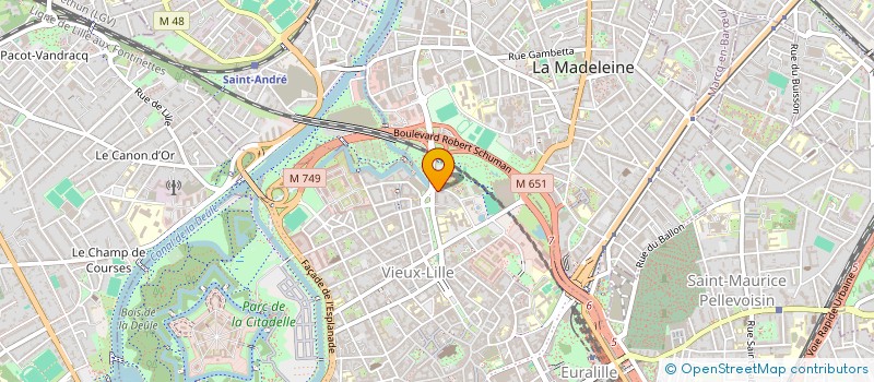 localisation de l'entreprise MADAME INES CHERIF  LILLE