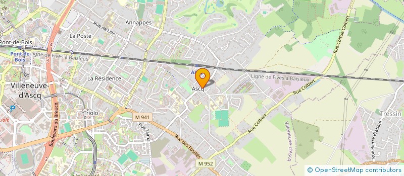 localisation de l'entreprise MADAME INES CHEVALLIER-CHANTEPIE  VILLENEUVE D ASCQ
