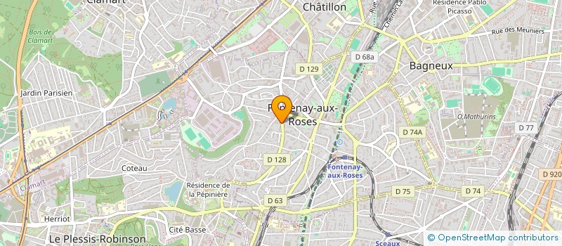 localisation de l'entreprise MADAME INES CHFIRI à FONTENAY-AUX-ROSES