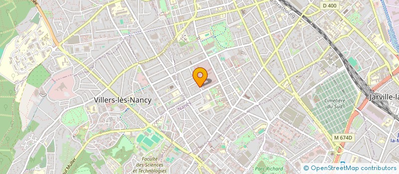 localisation de l'entreprise MADAME INES CHOUAIEB  NANCY