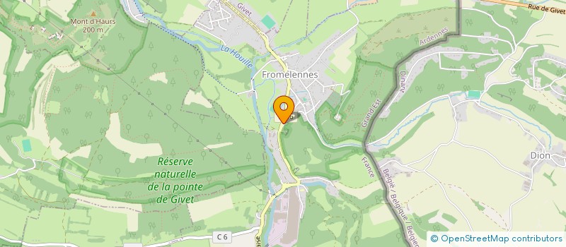 localisation de l'entreprise MADAME INES CLEDA  FROMELENNES