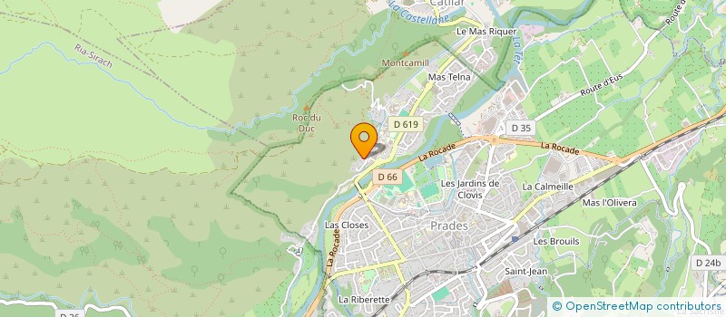 localisation de l'entreprise MADAME INES CLERICO  PRADES