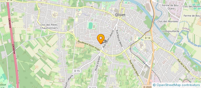 localisation de l'entreprise MADAME INES COCQUET  ORLEANS