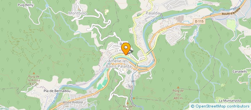 localisation de l'entreprise MADAME INES CORAZON  AMELIE-LES-BAINS-PALALDA