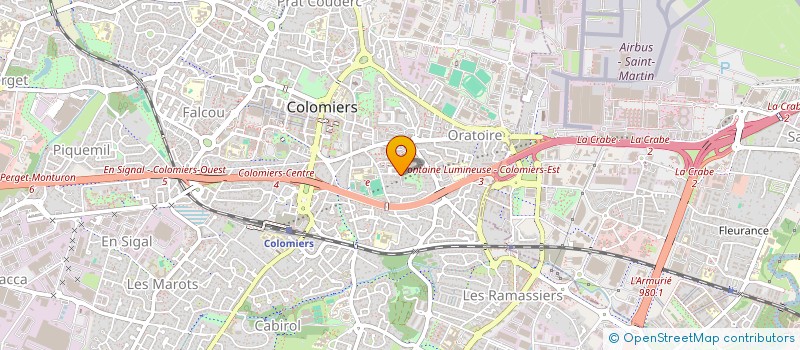 localisation de l'entreprise MADAME INES COURSELLE à COLOMIERS