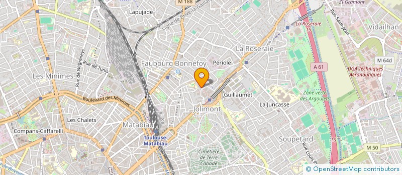 localisation de l'entreprise MADAME INES CRIMI  TOULOUSE