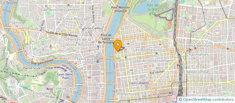 localisation de l'entreprise MADAME INES D'HAUTEFEUILLE  LYON