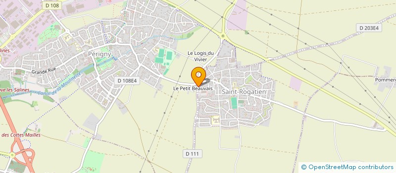 localisation de l'entreprise MADAME INES DA COSTA MENDES  SAINT-ROGATIEN